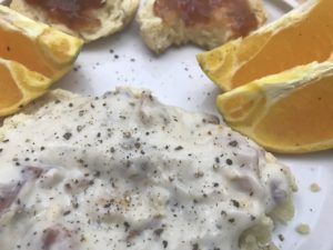Read more about the article biscuits and bacon gravy