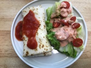 Read more about the article Burrito & salad dressing