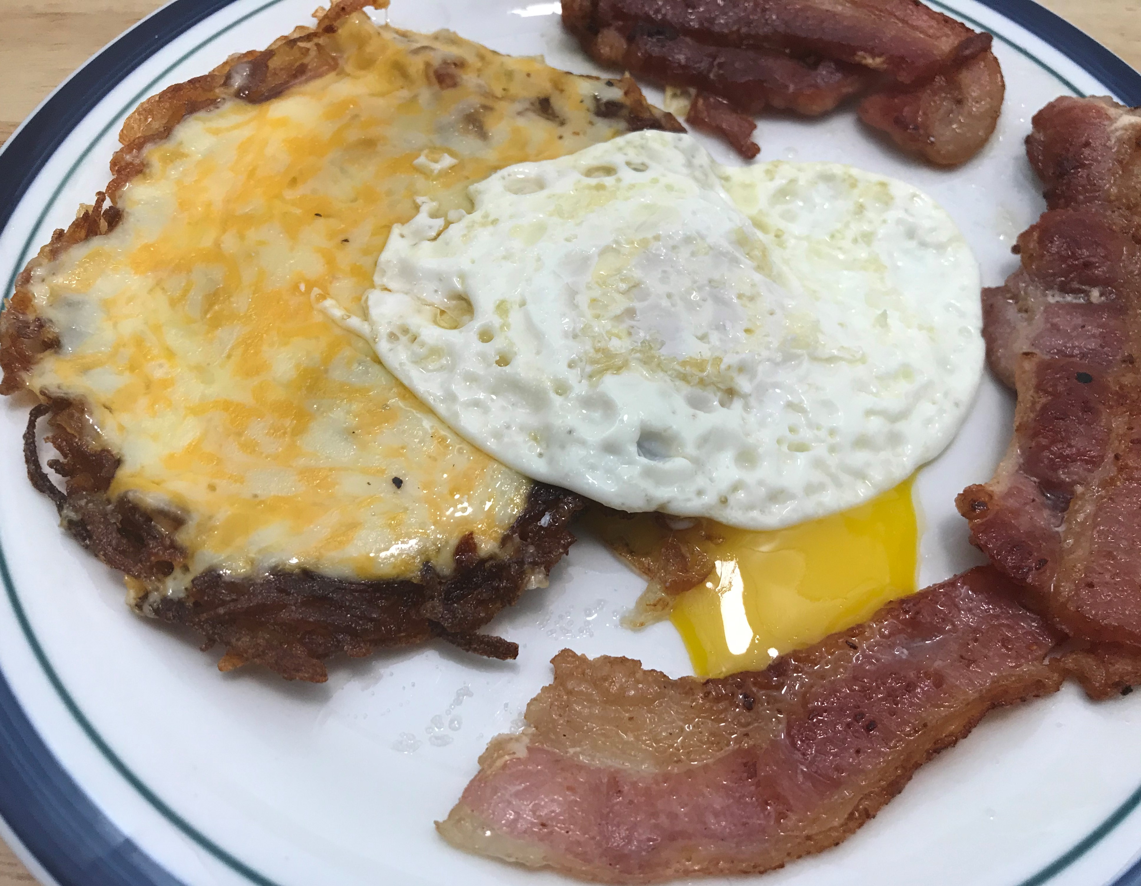 Read more about the article Bacon Egg & Hash Browns