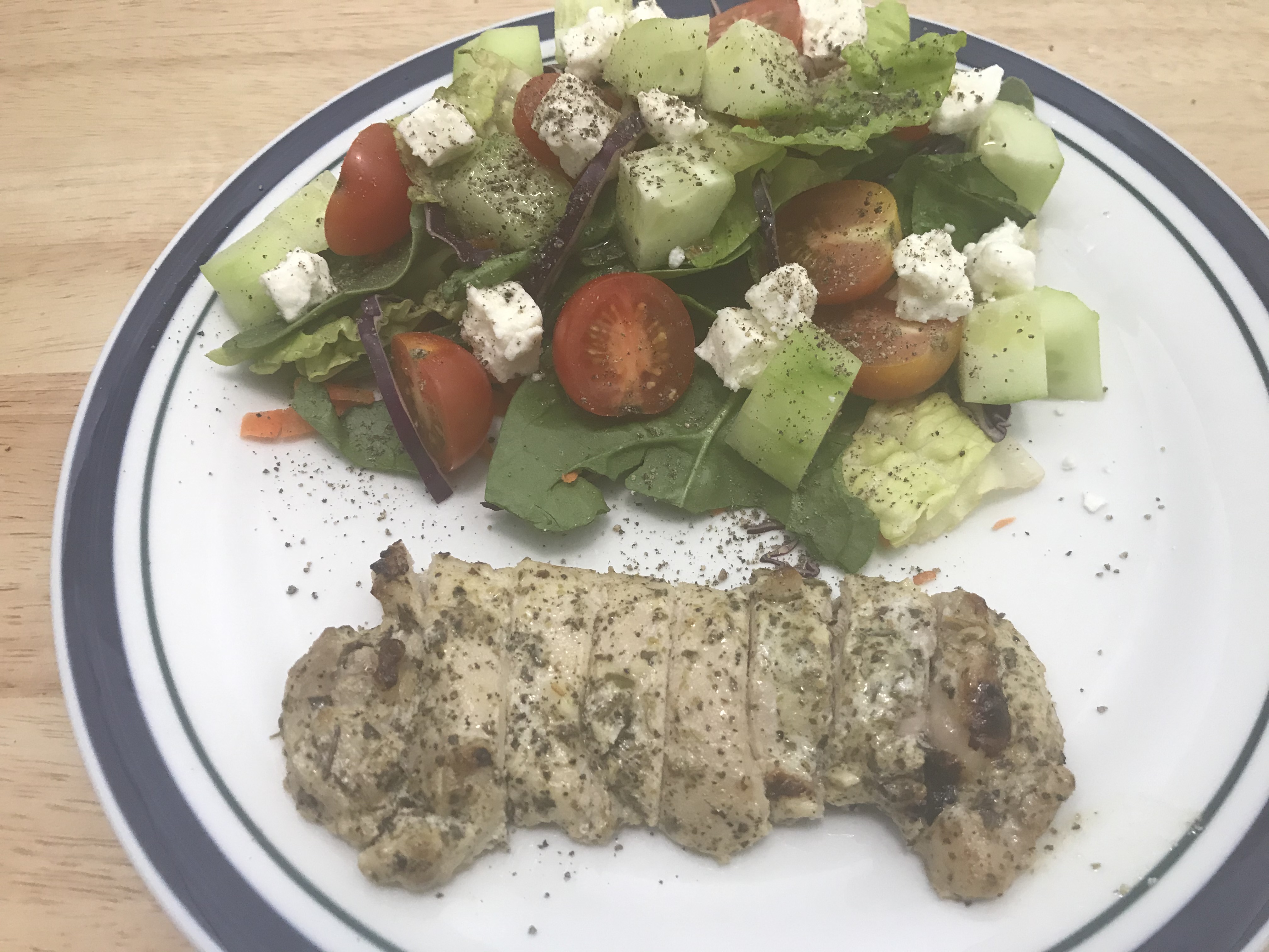 You are currently viewing Greek Chicken & Salad
