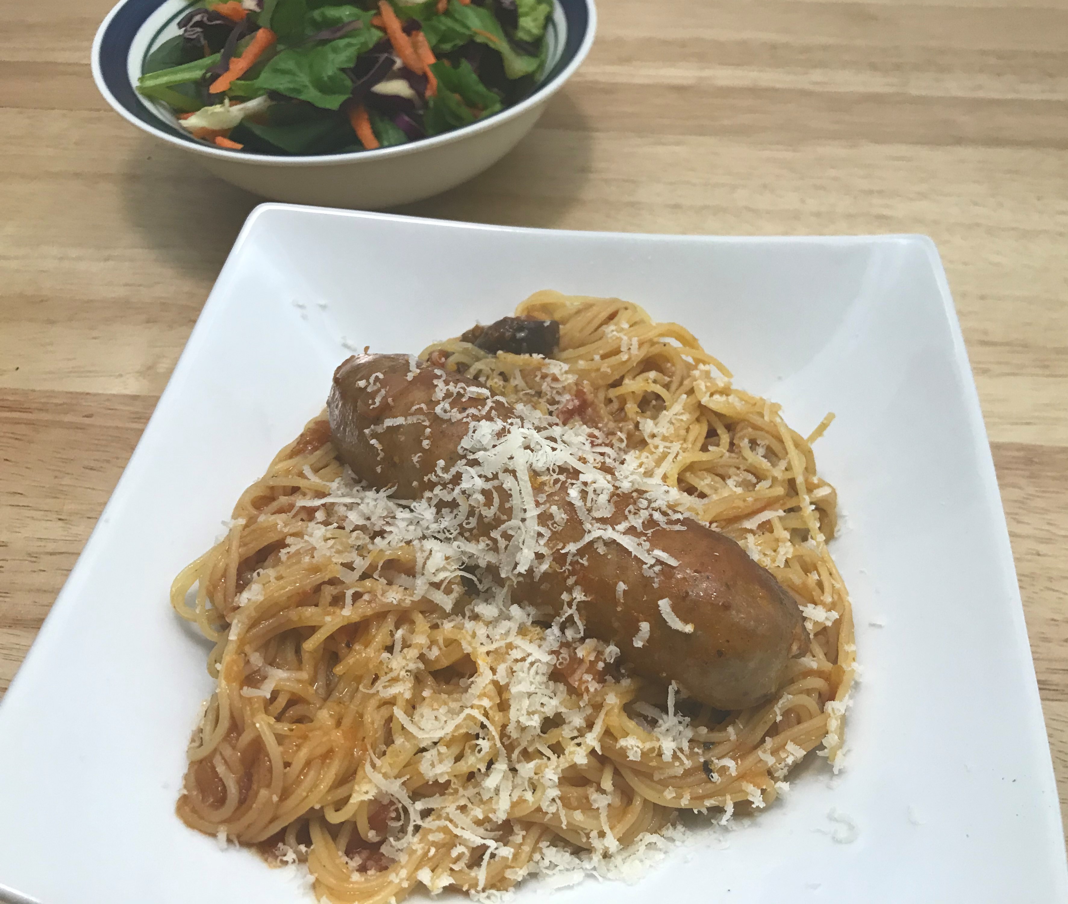 Read more about the article Italian Sausage & Spaghetti