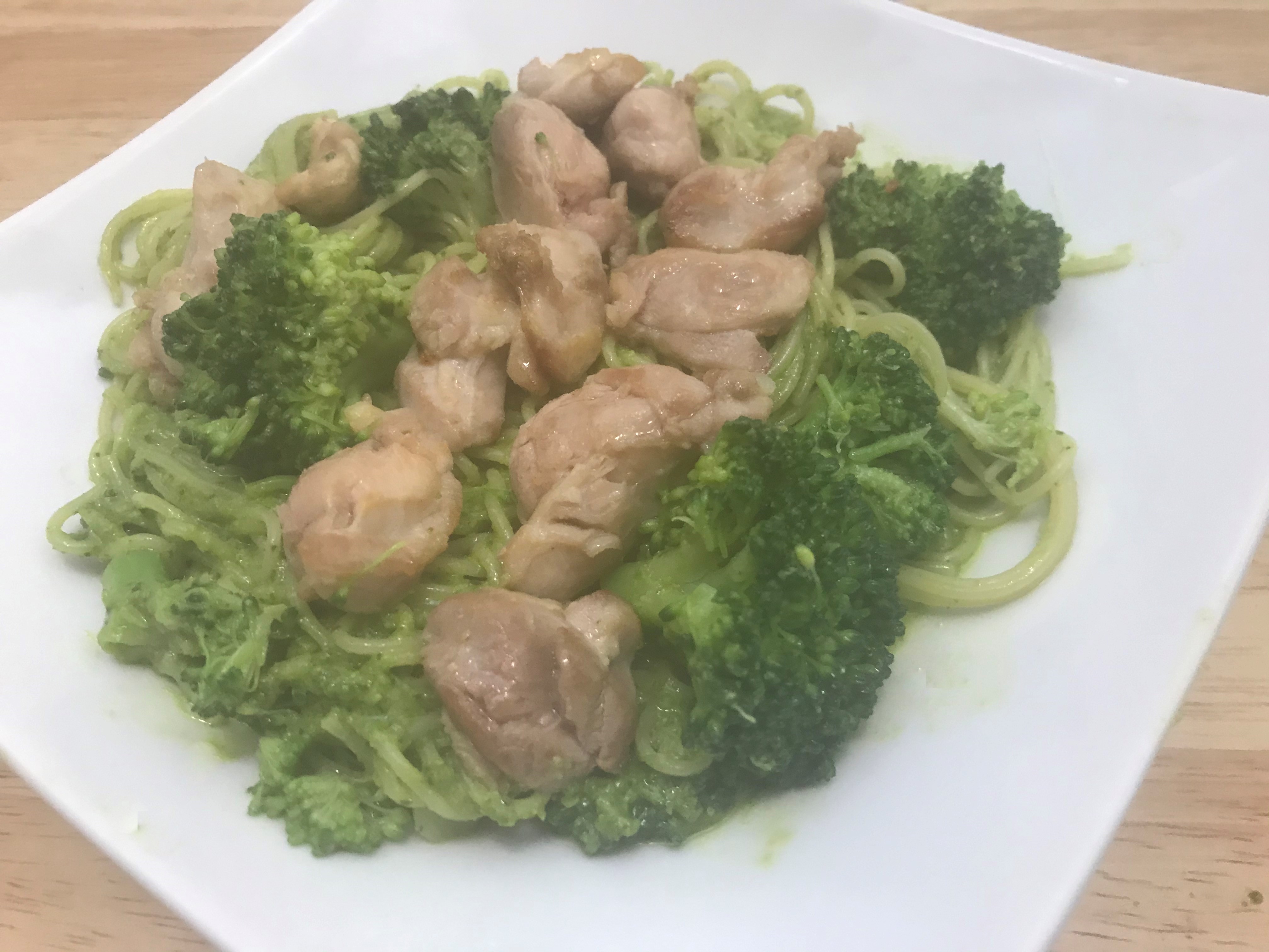 Read more about the article Chicken ‘oyster’ & Broccoli Pesto Pasta